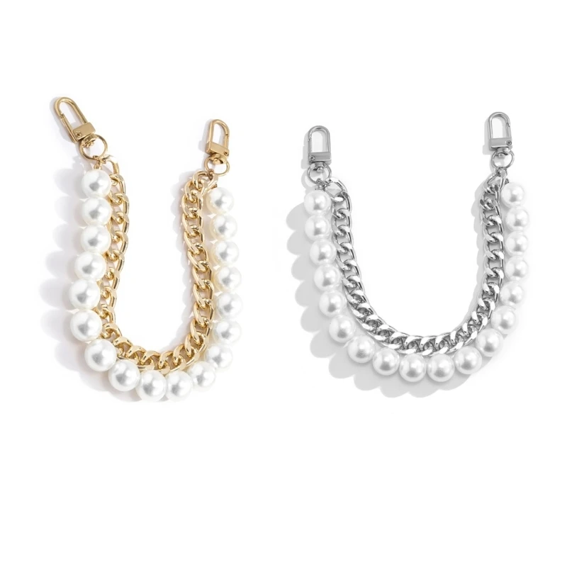 Ремешок для сумки с жемчугом, ремень для сумки, сменные ручки для кошелька «сделай сам», милая металлическая цепочка из бисера
Ремешок для сумки с жемчугом, ремень для сумки, сменные ручки для кошелька «сделай сам», милая металлическая цепочка из бисера