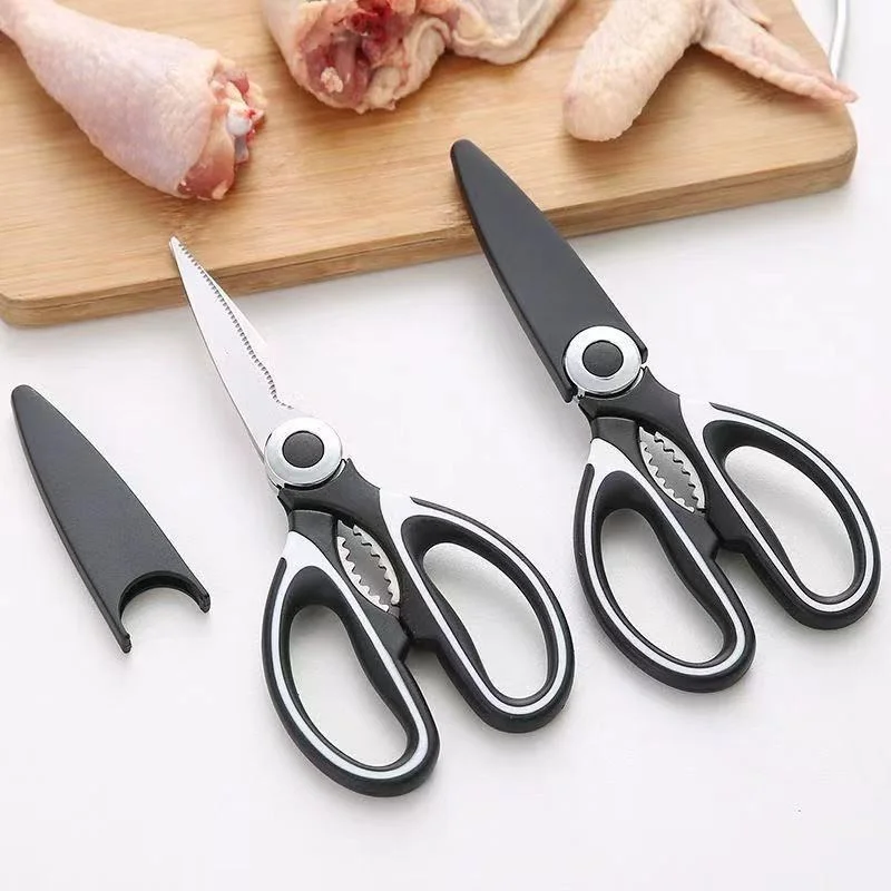 

Sharp Kitchen Shears Kitchen Scissors With Cover Heavy Duty Stainless Steel Multipurpose Scissors For Chicken Poultry Fish Meat