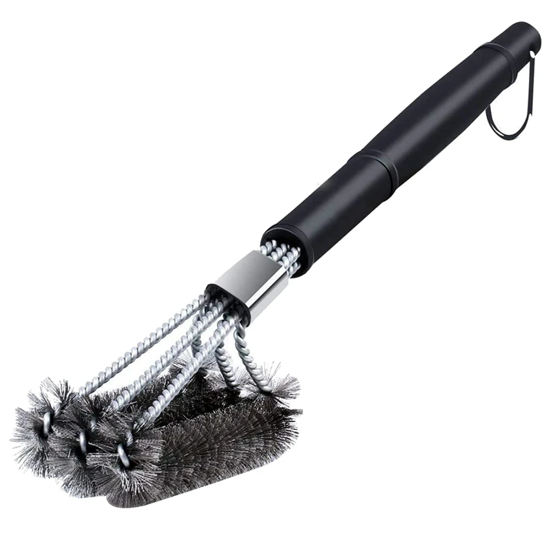 Grill Brush, 18 Inch Long Grill Brush Cleaning Brush, Grill Grate Brush With Long 3-Compartment Brush Head For Gas Grill
Grill Brush, 18 Inch Long Grill Brush Cleaning Brush, Grill Grate Brush With Long 3-Compartment Brush Head For Gas Grill