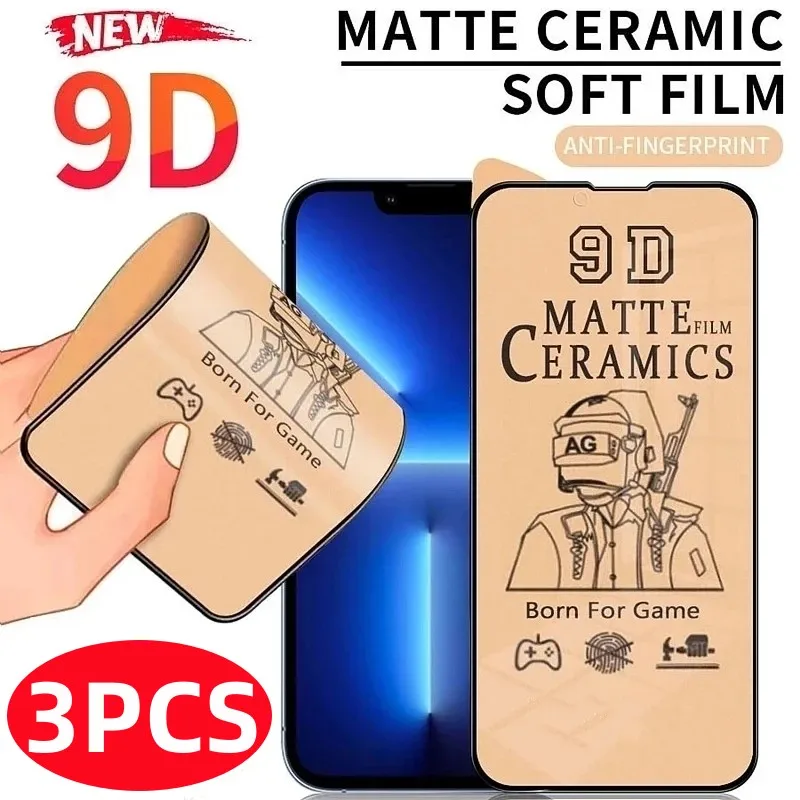 3PCS Matte Ceramic Film for IPhone 14 13 12 11 Pro Max 14 Plus 12 13 Mini Screen Protector for IPhone X XS Max XR 6 6S 7 8 Plus
3PCS Matte Ceramic Film for IPhone 14 13 12 11 Pro Max 14 Plus 12 13 Mini Screen Protector for IPhone X XS Max XR 6 6S 7 8 Plus