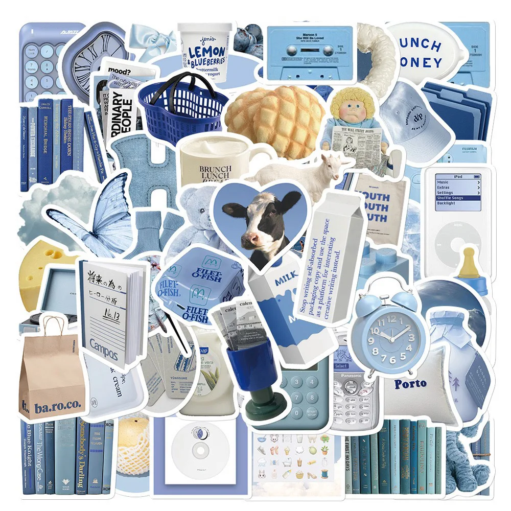 10/30/60PCS INS Style Salt Korean Blue Cartoon Stickers DIY Laptop Luggage Skateboard Graffiti Decals Sticker for Kid Toys
10/30/60PCS INS Style Salt Korean Blue Cartoon Stickers DIY Laptop Luggage Skateboard Graffiti Decals Sticker for Kid Toys