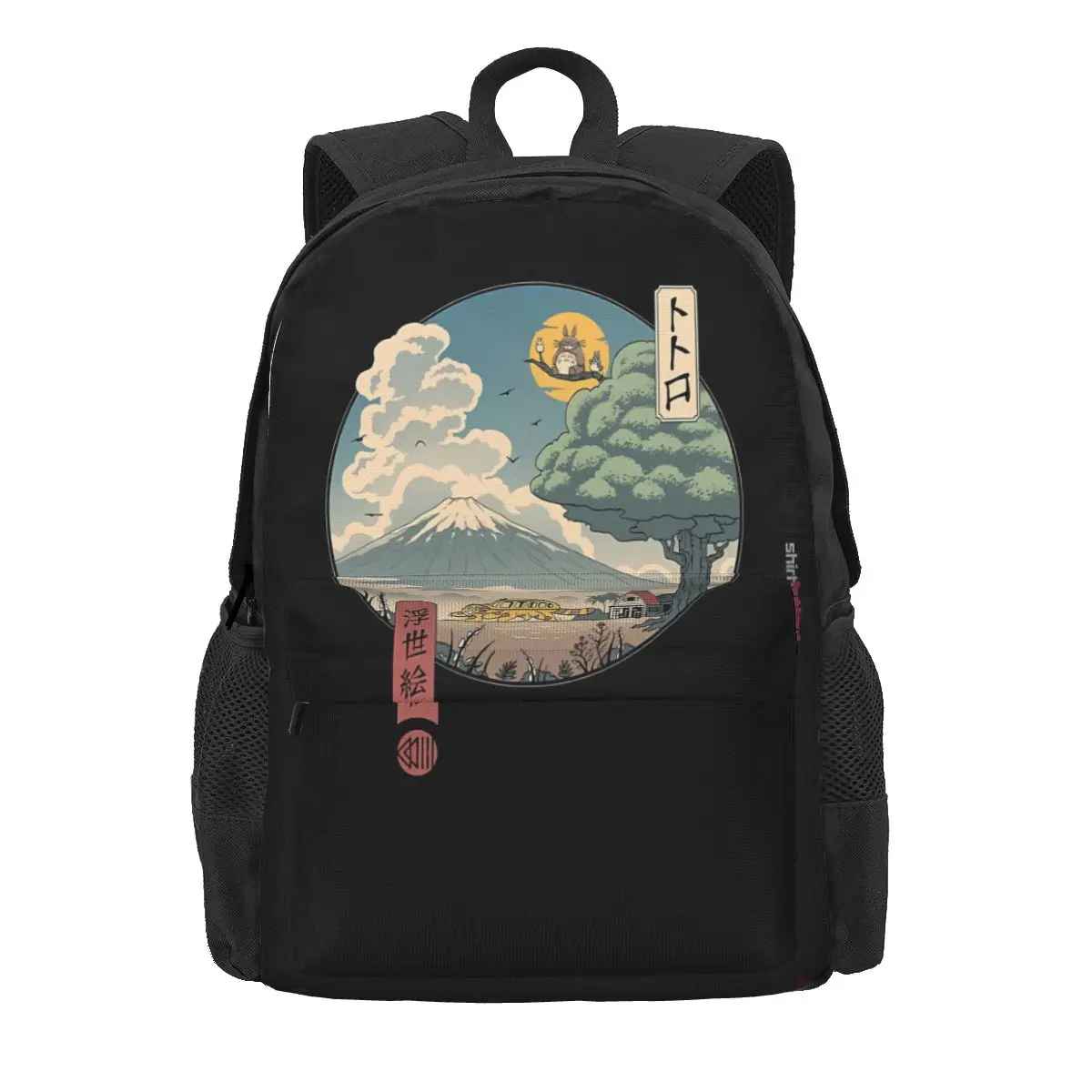 Рюкзак Neighbor's Ukiyo-e в японском стиле аниме, свежие женские дизайнерские дышащие сумки для старших классов, уличная одежда