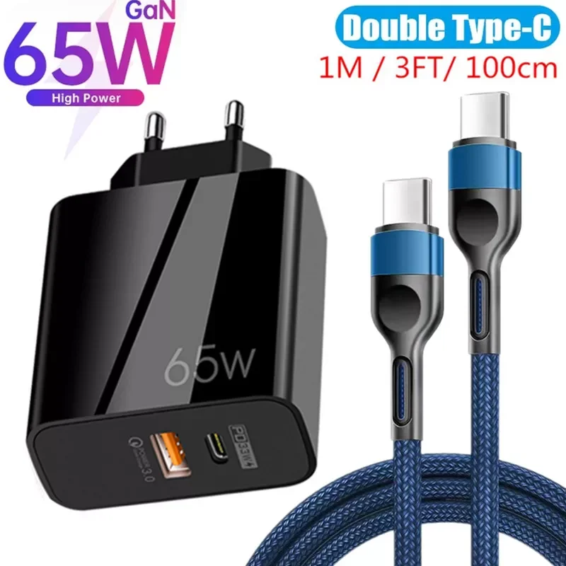 USB-C PD 65W Fast Charge Adapter For MacBook Pro Laptop Type-C Quick Charger For iPhone 11 12 13 Pro iPad Huawei Xiaomi Samsung
USB-C PD 65W Fast Charge Adapter For MacBook Pro Laptop Type-C Quick Charger For iPhone 11 12 13 Pro iPad Huawei Xiaomi Samsung