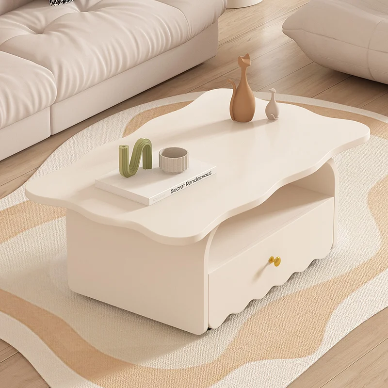 XK Modern Light Luxury Cream Style Coffee Table Living Room Home Small Apartment Creative Simple New 
XK Modern Light Luxury Cream Style Coffee Table Living Room Home Small Apartment Creative Simple New