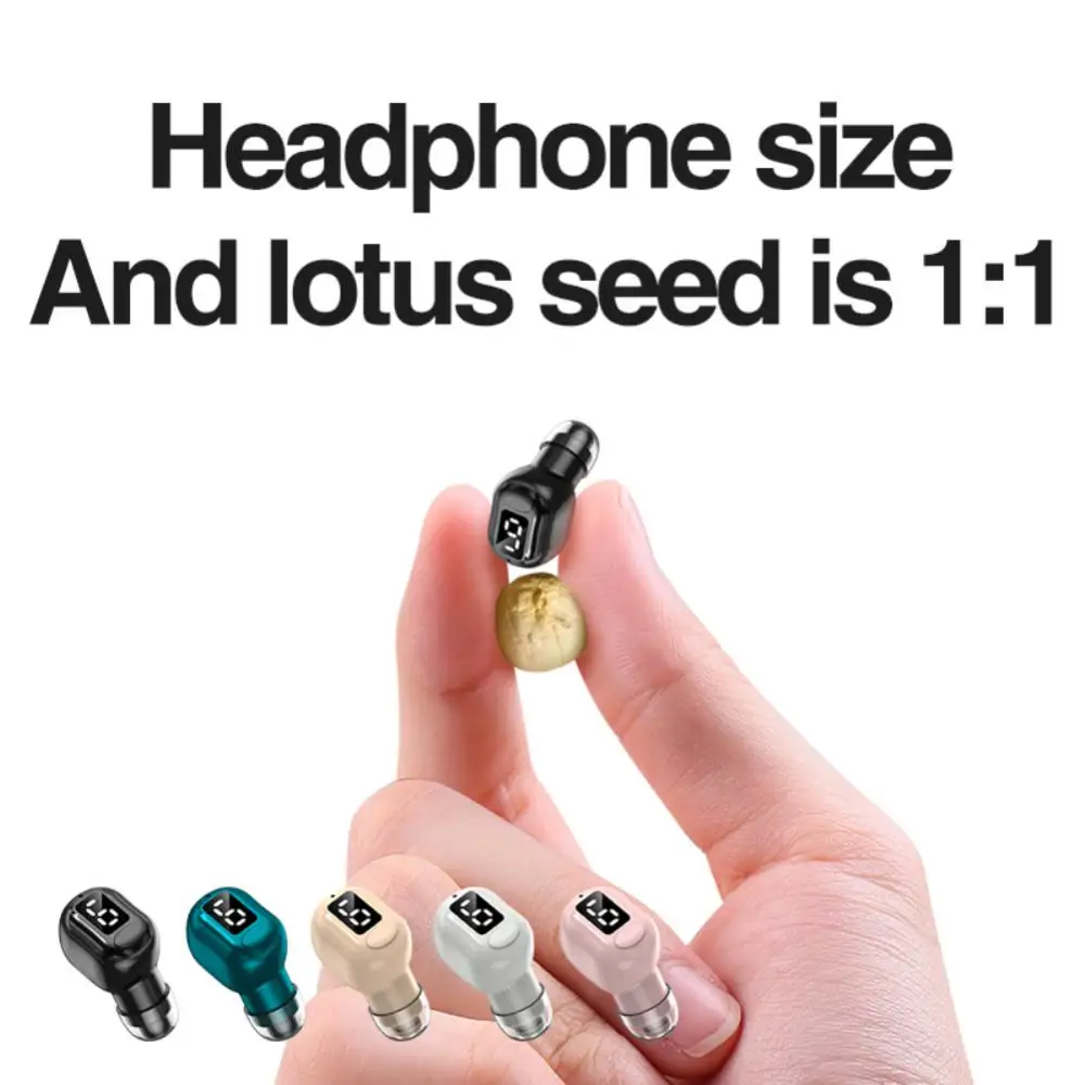 Digital Display Business Headset Mini Wireless Earbuds Stereo Handsfree Bluetooth Earphone Long Standby Headset Single In-ear
Digital Display Business Headset Mini Wireless Earbuds Stereo Handsfree Bluetooth Earphone Long Standby Headset Single In-ear