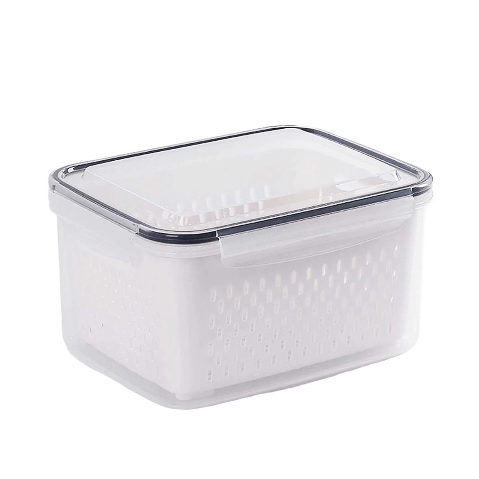 Fridge Fresh-Keeping Container Storage Containers Pantry Fridge Kitchen Organizer for Salad Strawberry Lettuce JS22
Fridge Fresh-Keeping Container Storage Containers Pantry Fridge Kitchen Organizer for Salad Strawberry Lettuce JS22