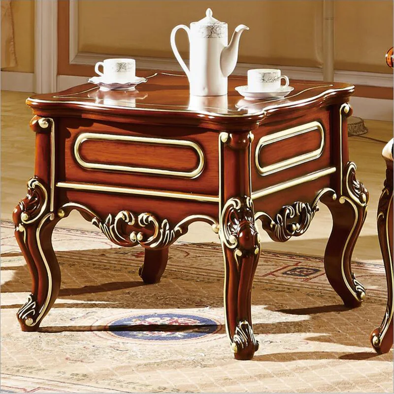 Небольшой итальянский стол в античном стиле роскошный набор из 100% массива дерева
