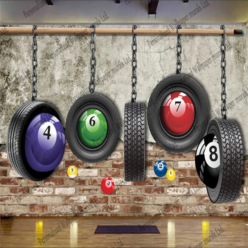Custom Retro Style Tire Billiard Room Tooling Background Wall Mural Wallpaper Self Adhesive Wall Paper Papel De Parede 3d
Custom Retro Style Tire Billiard Room Tooling Background Wall Mural Wallpaper Self Adhesive Wall Paper Papel De Parede 3d