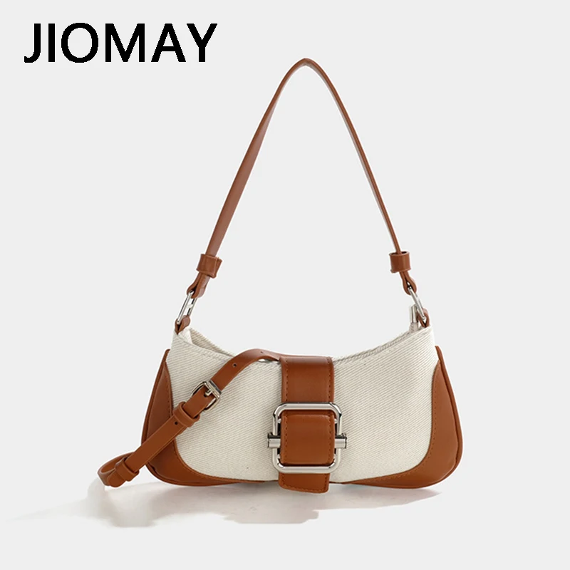 Модная Холщовая Сумка JIOMAY для женщин, простая винтажная однотонная сумка через плечо на молнии для девушек, 2023
Модная Холщовая Сумка JIOMAY для женщин, простая винтажная однотонная сумка через плечо на молнии для девушек, 2023