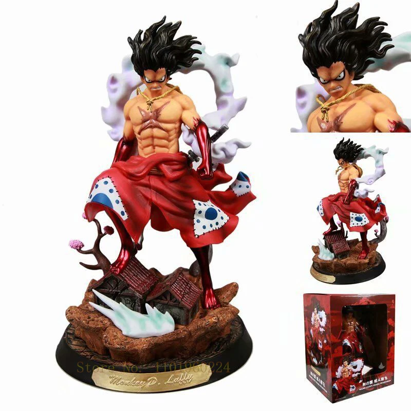One Piece 35cm GK Monkey D Luffy Anime Action Figure Gear Fourth Snake Form Battle Statue Decorations Collection Children's Toy
One Piece 35cm GK Monkey D Luffy Anime Action Figure Gear Fourth Snake Form Battle Statue Decorations Collection Children's Toy