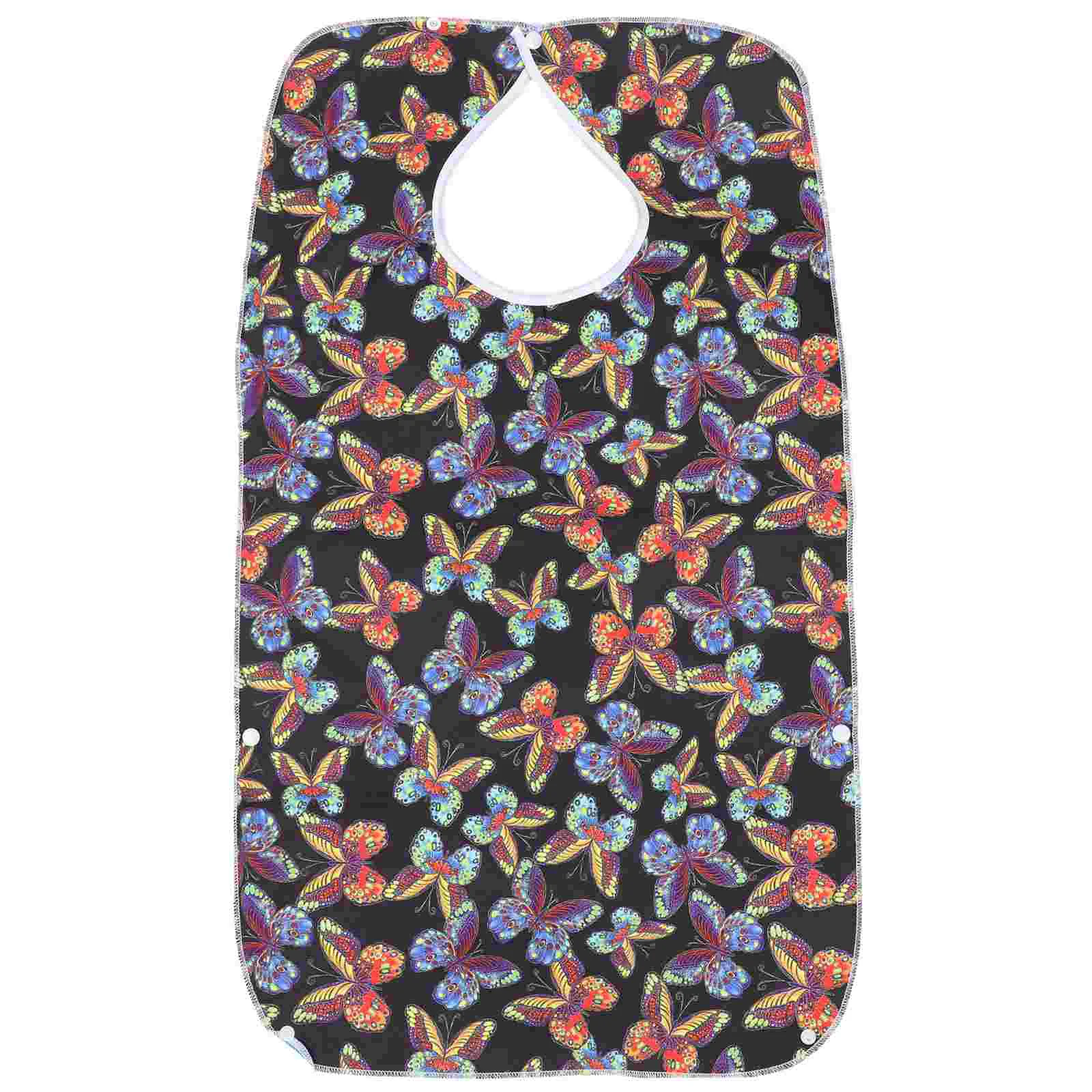 Reusable Bib Waterproof Clothing Protector Cotton Saliva Towel Mealtime Apron for Elderly Eating Feeding ( Black )
Reusable Bib Waterproof Clothing Protector Cotton Saliva Towel Mealtime Apron for Elderly Eating Feeding ( Black )