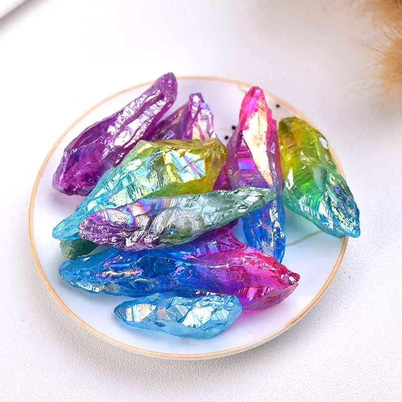 Natural Crystal Raw Healing Stone Electroplate Quartz Specimens Rough Collectibles Raw Gemstone Fish Tank Aquarium Home Decor
Natural Crystal Raw Healing Stone Electroplate Quartz Specimens Rough Collectibles Raw Gemstone Fish Tank Aquarium Home Decor