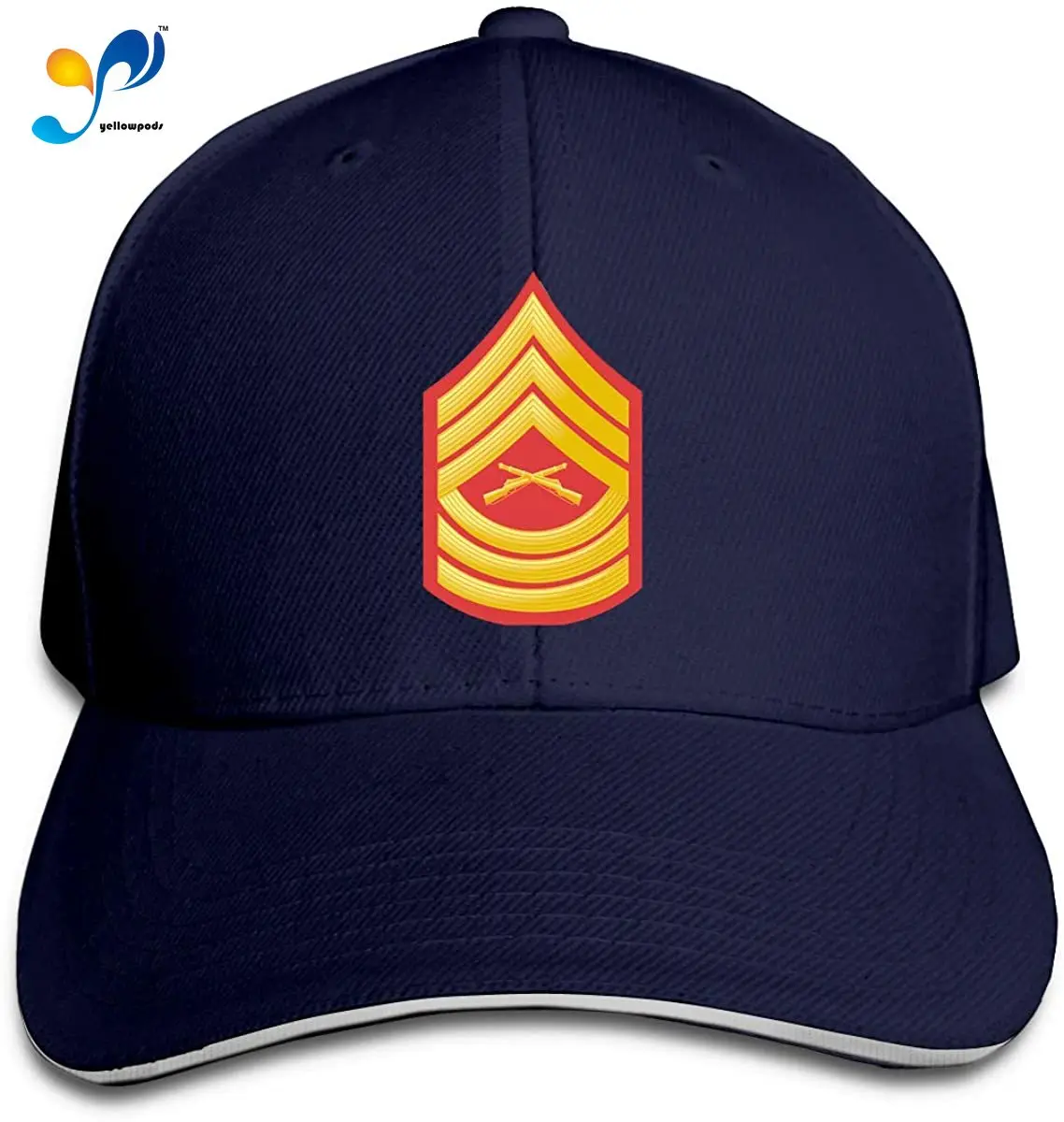 U.S.M.C E-8 Master Sergeant RED Gold Chevron Men Cotton Classic Baseball Cap Adjustable Size
U.S.M.C E-8 Master Sergeant RED Gold Chevron Men Cotton Classic Baseball Cap Adjustable Size