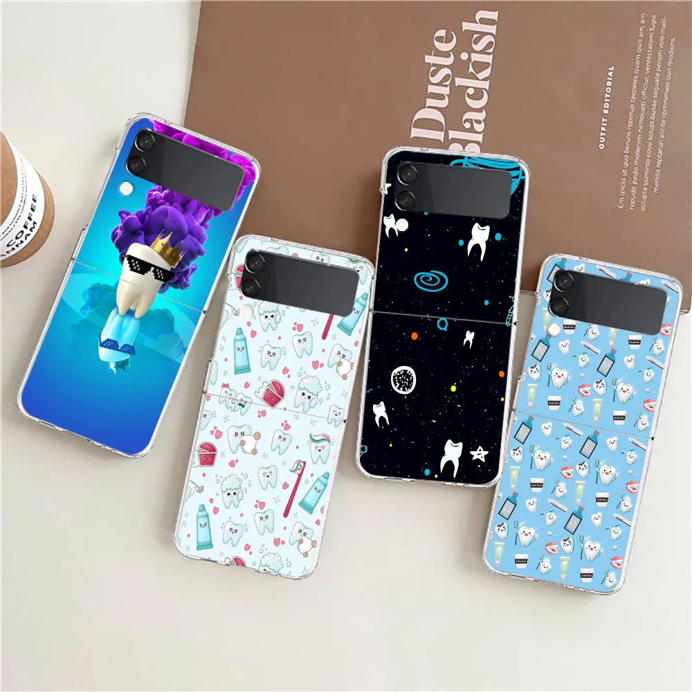 Dentist Tooth Pattern Hard PC Phone Case For Samsung Galaxy Z Flip 4 Transparent ShockProof Cover for Samsung Z Flip 3 Shell Bag
Dentist Tooth Pattern Hard PC Phone Case For Samsung Galaxy Z Flip 4 Transparent ShockProof Cover for Samsung Z Flip 3 Shell Bag