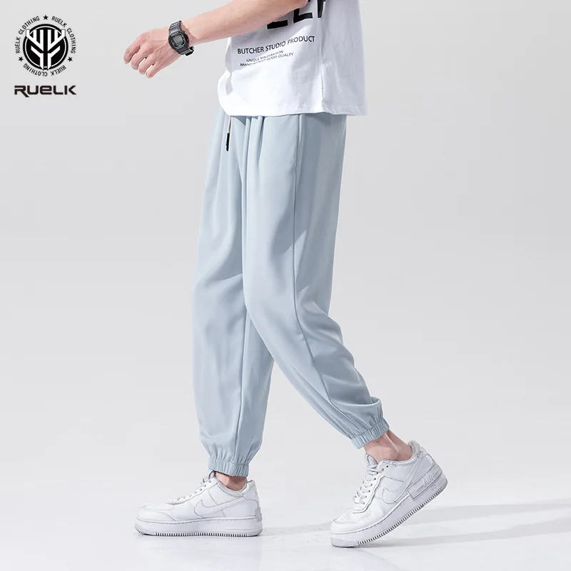 Men of The Summer Thin Pants Trend Loose Leggings Casual Pants Spring and Autumn Ice Silk Quick-drying Sports Men Pants Trousers
Men of The Summer Thin Pants Trend Loose Leggings Casual Pants Spring and Autumn Ice Silk Quick-drying Sports Men Pants Trousers