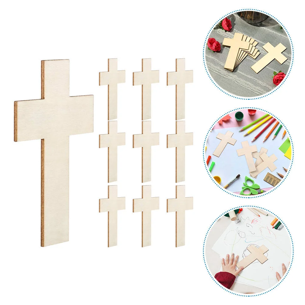 10 Pcs Wood Cross Shaped Kids Crafts Puzzle Decorative Appliques Painting Child Wooden
10 Pcs Wood Cross Shaped Kids Crafts Puzzle Decorative Appliques Painting Child Wooden