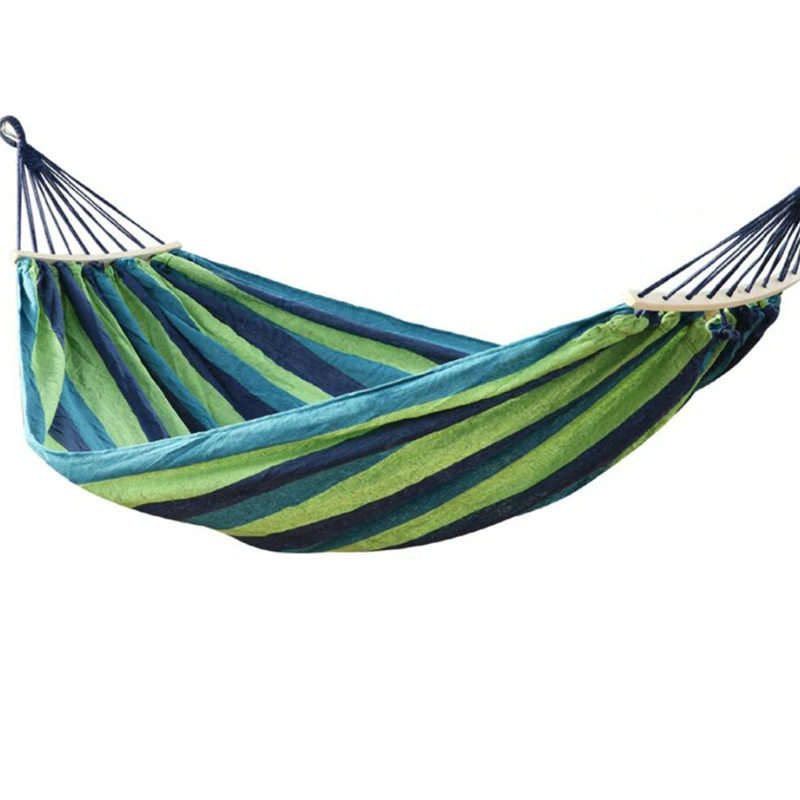 Outdoor Double Canvas Hammock Multicolor Portable Travel Camping Hanging Hammock Swing Lazy Chair Leisure Hammocks
Outdoor Double Canvas Hammock Multicolor Portable Travel Camping Hanging Hammock Swing Lazy Chair Leisure Hammocks