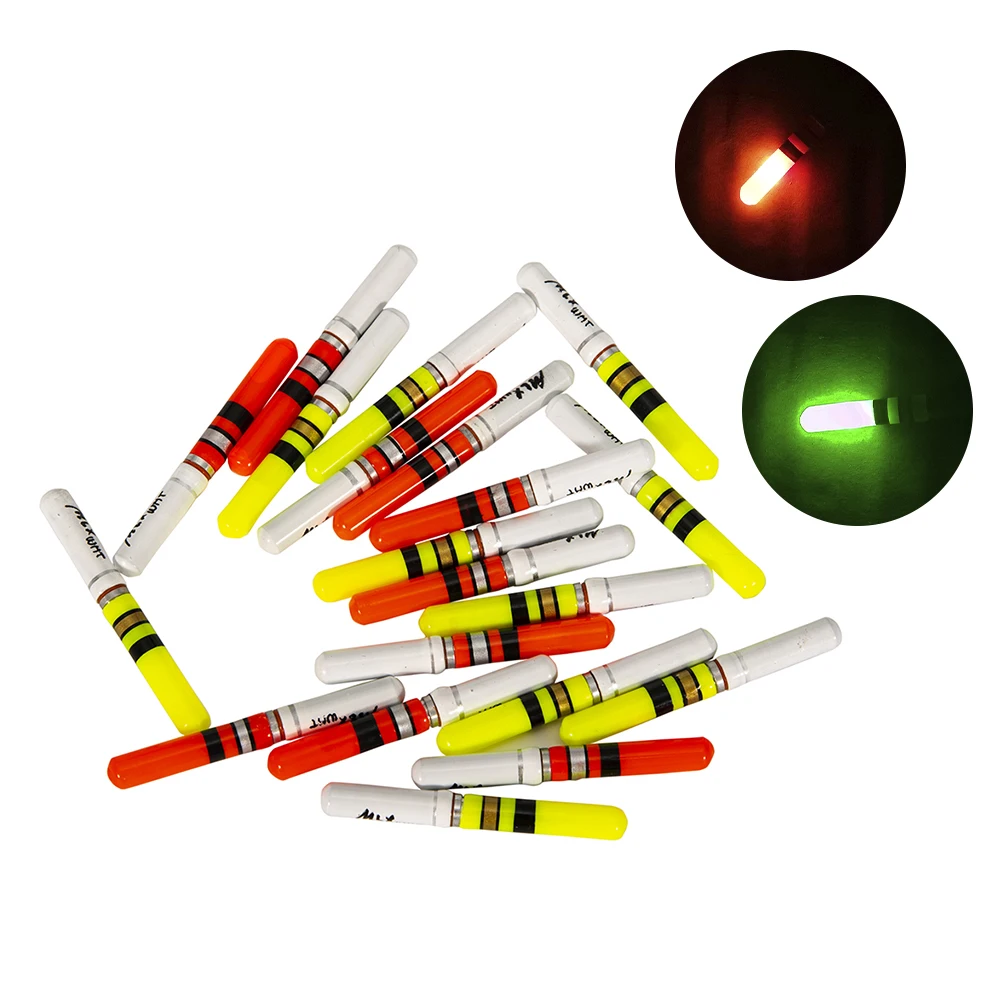 1Pc Light Sticks Floats Green / Red LED Electronic Floating Buoy Luminous Float Night Fishing Tackle Pesca Iscas Tools Accessory
1Pc Light Sticks Floats Green / Red LED Electronic Floating Buoy Luminous Float Night Fishing Tackle Pesca Iscas Tools Accessory
