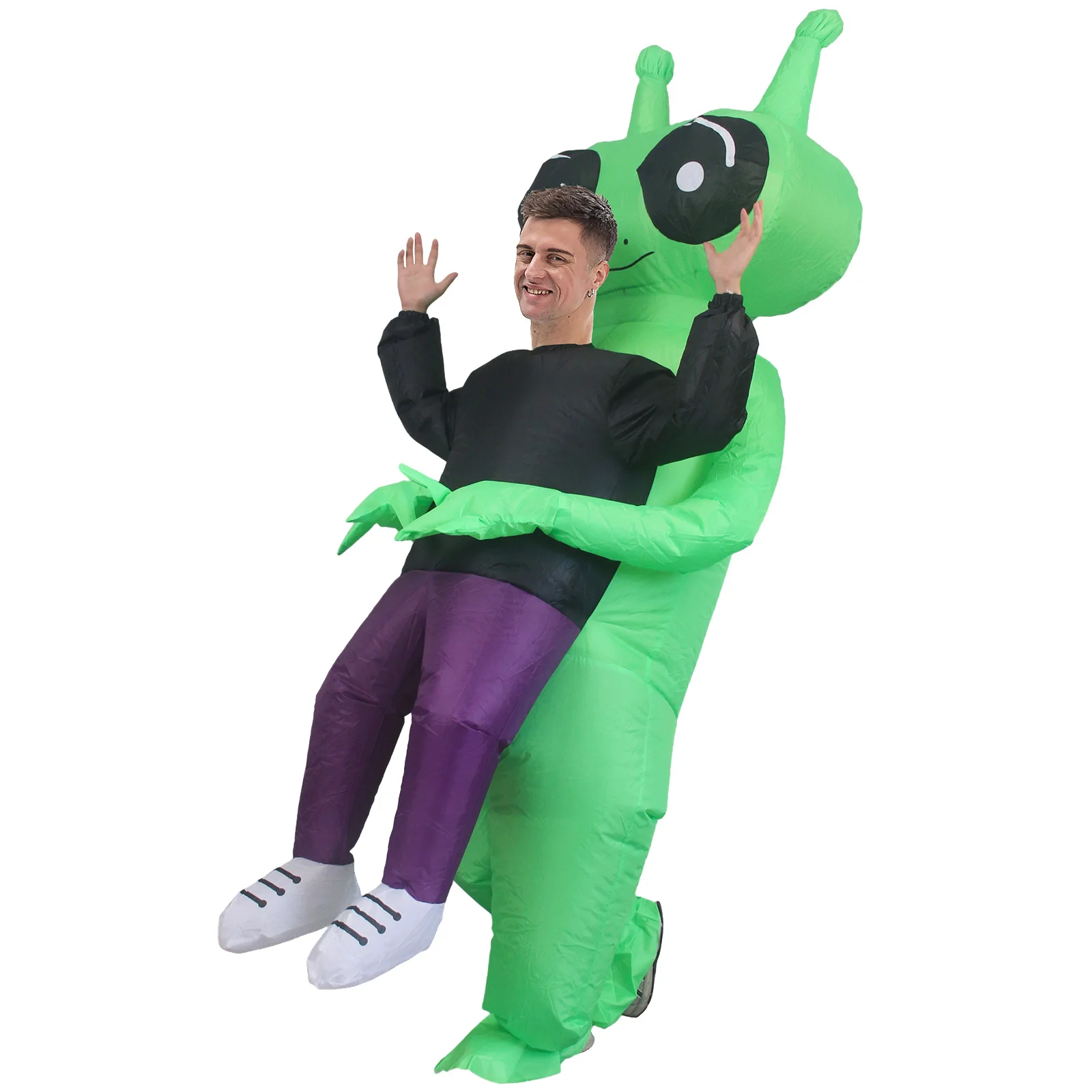 Inflatable Costume for Halloween Funny Alien Kidnapping Costume Breathable Blow Up Costumes Skin Friendly for Christmas Cosplay
Inflatable Costume for Halloween Funny Alien Kidnapping Costume Breathable Blow Up Costumes Skin Friendly for Christmas Cosplay