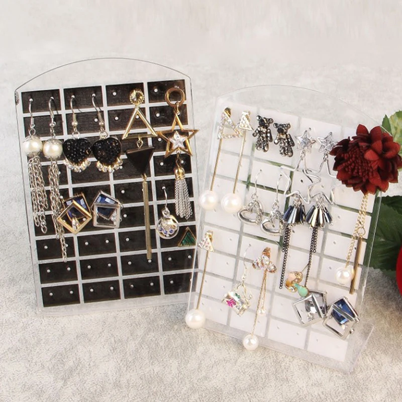 72 Hole Earring Jewelry Display Holder Rack Stand Showcase Organizer Shelf Mould Plastic Earrings Display Stand Storage Case
72 Hole Earring Jewelry Display Holder Rack Stand Showcase Organizer Shelf Mould Plastic Earrings Display Stand Storage Case