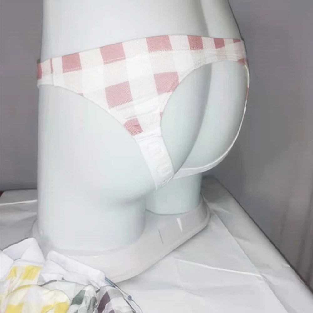 Open Butt T-back Thongs Men Plaid Jockstrap Briefs Hollow Out Panites Backless Underpants Sissy Lingerie Gay Sexy Underwear
Open Butt T-back Thongs Men Plaid Jockstrap Briefs Hollow Out Panites Backless Underpants Sissy Lingerie Gay Sexy Underwear