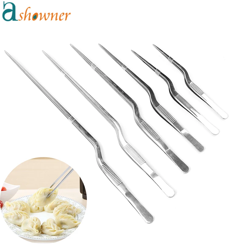 Chief Tongs Kitchen Tweezer BBQ Tweezer Food Clip Stainless Steel Portable Picnic Meat Barbecue Cooking Tool 14/16/20/23/26/30cm
Chief Tongs Kitchen Tweezer BBQ Tweezer Food Clip Stainless Steel Portable Picnic Meat Barbecue Cooking Tool 14/16/20/23/26/30cm