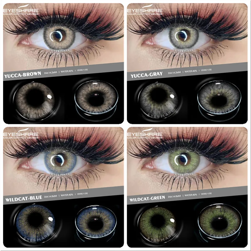 Контакты для глаз EYESHARE, 1 пара, серия диких кошек, линзы серого цвета, цветные контактные линзы, красота глаз, косметика, Eyecontact Contactlen
Контакты для глаз EYESHARE, 1 пара, серия диких кошек, линзы серого цвета, цветные контактные линзы, красота глаз, косметика, Eyecontact Contactlen