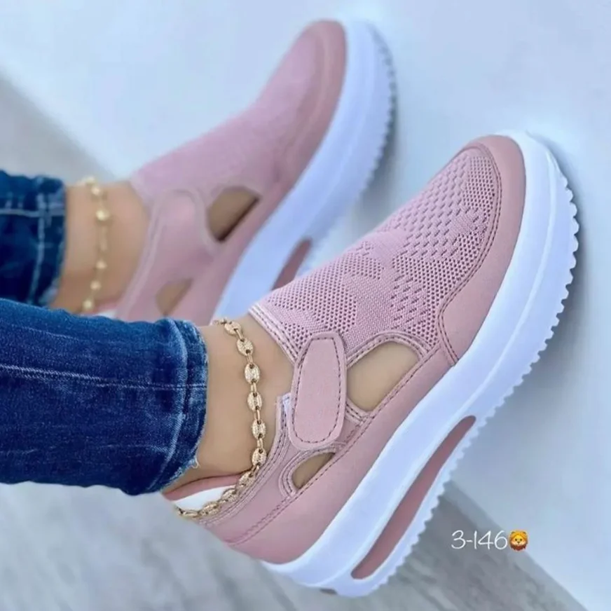 Women Vulcanized Sneakers Platform Solid Color Flats Ladies Shoes Casual Breathable Wedges Walking Sneakers Zapatillas Mujer
Women Vulcanized Sneakers Platform Solid Color Flats Ladies Shoes Casual Breathable Wedges Walking Sneakers Zapatillas Mujer