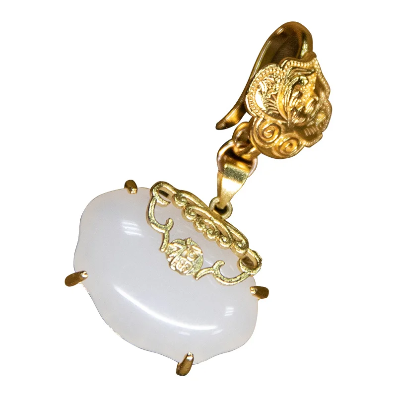Retro Easy Matching Overlapping-Weight Chinese Cheongsam Gold Inlaid with Jade Accessories Pendant
Retro Easy Matching Overlapping-Weight Chinese Cheongsam Gold Inlaid with Jade Accessories Pendant