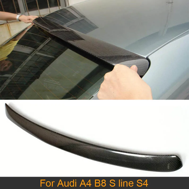 Carbon Fiber Rear Roof Spoiler Wing For Audi A4 B8 S Line S4 Standard Sedan 4 Door 2009 - 2012 Car Rear Roof Wing Spoiler FRP
Carbon Fiber Rear Roof Spoiler Wing For Audi A4 B8 S Line S4 Standard Sedan 4 Door 2009 - 2012 Car Rear Roof Wing Spoiler FRP
