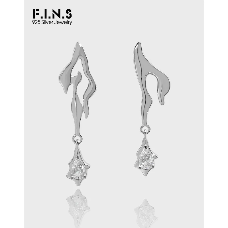 F.I.N.S ассиметричные серьги-подвески из серебра с искусственным бриллиантом для женщин, серьги-подвески с раздражным огнем и фианитом, серебр...
F.I.N.S ассиметричные серьги-подвески из серебра с искусственным бриллиантом для женщин, серьги-подвески с раздражным огнем и фианитом, серебр...