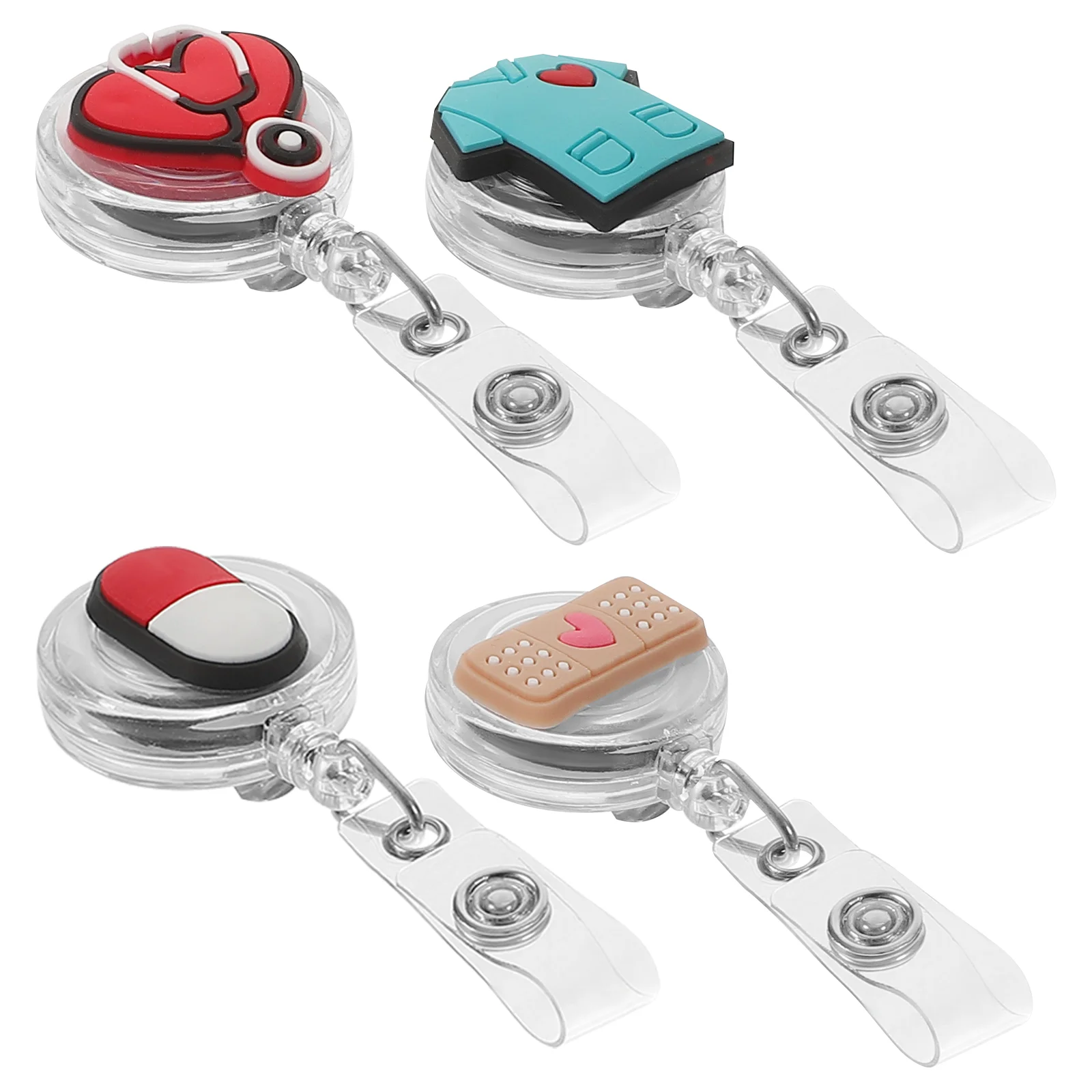 4 Pcs Badge Expansion Buckle Retractable Clip Gift Tag Cards Accessory Portable Holder Name Reel Staff Strawberry Accessories
4 Pcs Badge Expansion Buckle Retractable Clip Gift Tag Cards Accessory Portable Holder Name Reel Staff Strawberry Accessories