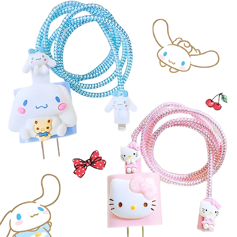 Набор защитных кабелей Kawaii Sanrio Hello Kitty Apple 20 Вт мультяшное Зарядное устройство USB Cinnamoroll мягкая защита для IPhone 13 12 Pro Max
Набор защитных кабелей Kawaii Sanrio Hello Kitty Apple 20 Вт мультяшное Зарядное устройство USB Cinnamoroll мягкая защита для IPhone 13 12 Pro Max