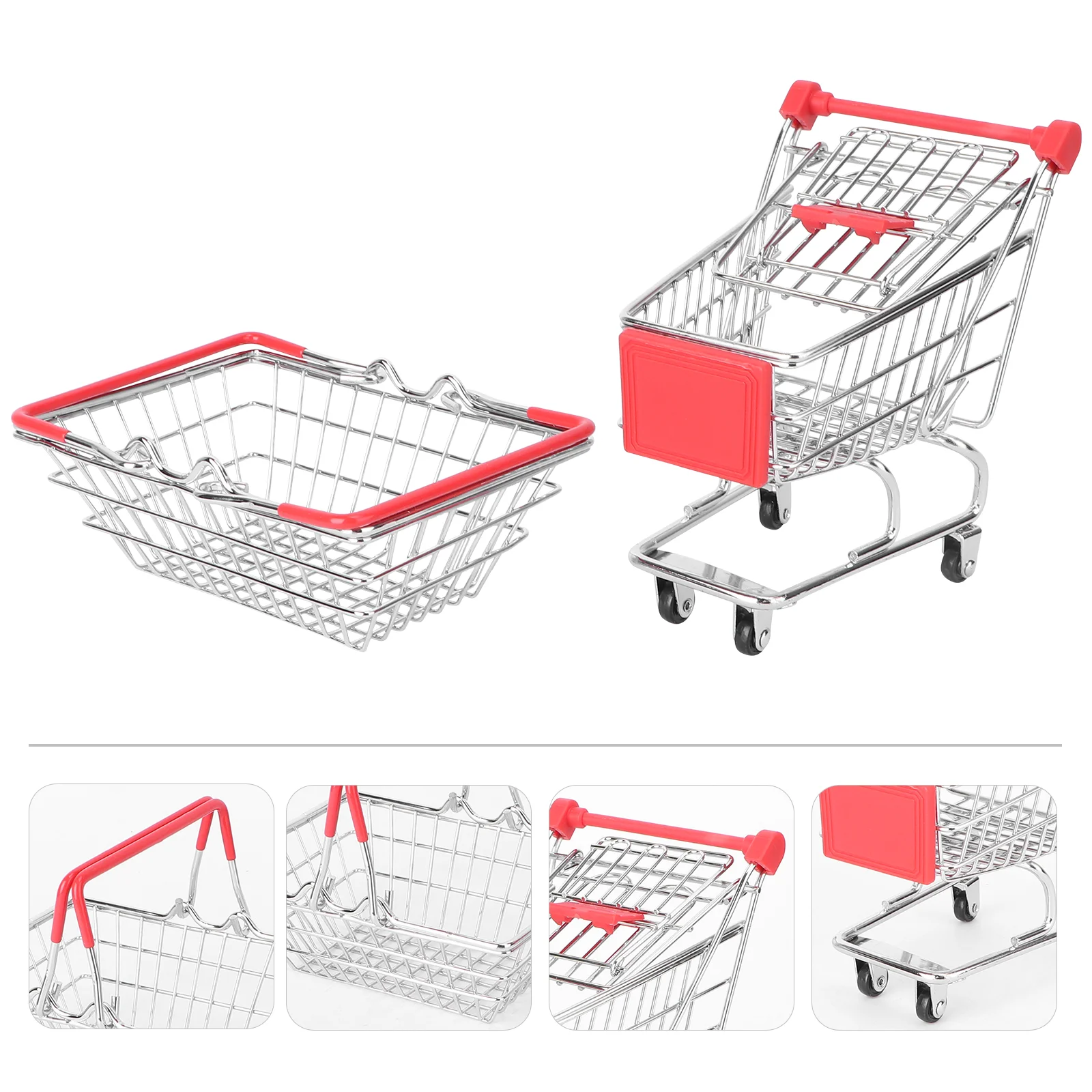 2 Pcs Food Basket Poppets Kids Grocery Cart Toy Set Hand Cart Trolley Toy Stainless Steel Mini Supermarket Cart Child
2 Pcs Food Basket Poppets Kids Grocery Cart Toy Set Hand Cart Trolley Toy Stainless Steel Mini Supermarket Cart Child