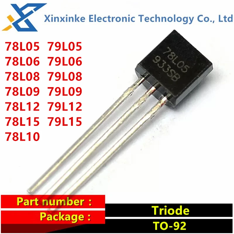 50PCS TO-92 Three Rerminal Regulated Tube Power Supply Regulator Triode 78L 79L 05 06 08 09 10 12 15 78L05 78L08 79L06 79L12
50PCS TO-92 Three Rerminal Regulated Tube Power Supply Regulator Triode 78L 79L 05 06 08 09 10 12 15 78L05 78L08 79L06 79L12