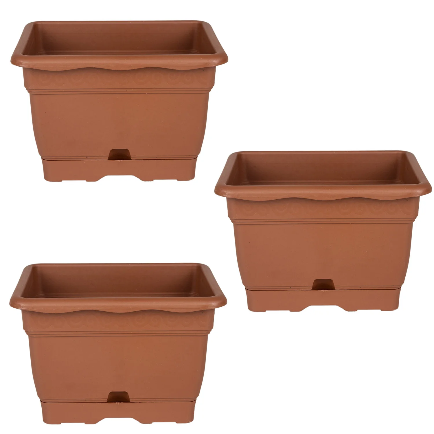Veramaya 3 шт. коричневый горшок для балкона 3 литра No:0
Veramaya 3 шт. коричневый горшок для балкона 3 литра No:0