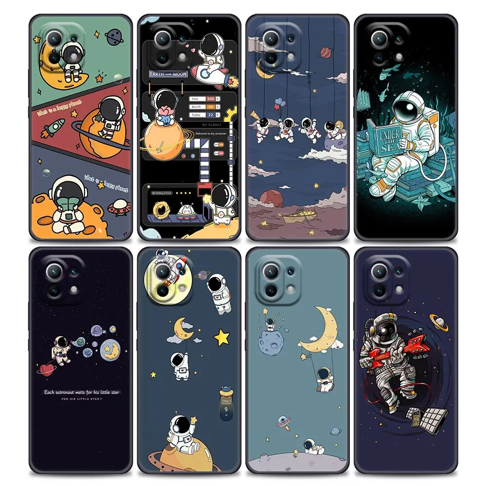 Cute Cartoon Spaceman Phone Case for Xiaomi Mi 11i 11 11X 11T Poco X3 NFC M3 Pro F3 GT M4 Soft Silicone
Cute Cartoon Spaceman Phone Case for Xiaomi Mi 11i 11 11X 11T Poco X3 NFC M3 Pro F3 GT M4 Soft Silicone