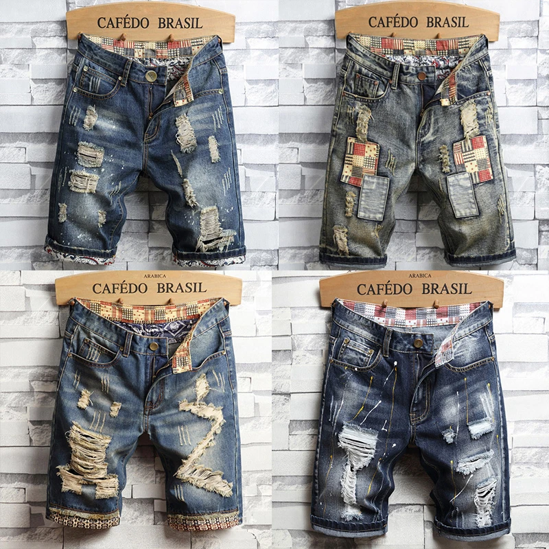 Mens Classic Fashion Streetwear Denim Shorts Male Ripped Jeans Y2k Mans Large Casual Denim Harem Aesthetic Pants Vintage Clothes
Mens Classic Fashion Streetwear Denim Shorts Male Ripped Jeans Y2k Mans Large Casual Denim Harem Aesthetic Pants Vintage Clothes
