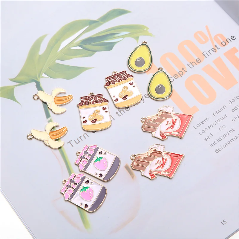 5pcs Enamel Banana Chocolate Charm Pendants for Jewelry Making Accessories diy Earring Fashion Neckalce Bracelet Charms Findings
5pcs Enamel Banana Chocolate Charm Pendants for Jewelry Making Accessories diy Earring Fashion Neckalce Bracelet Charms Findings