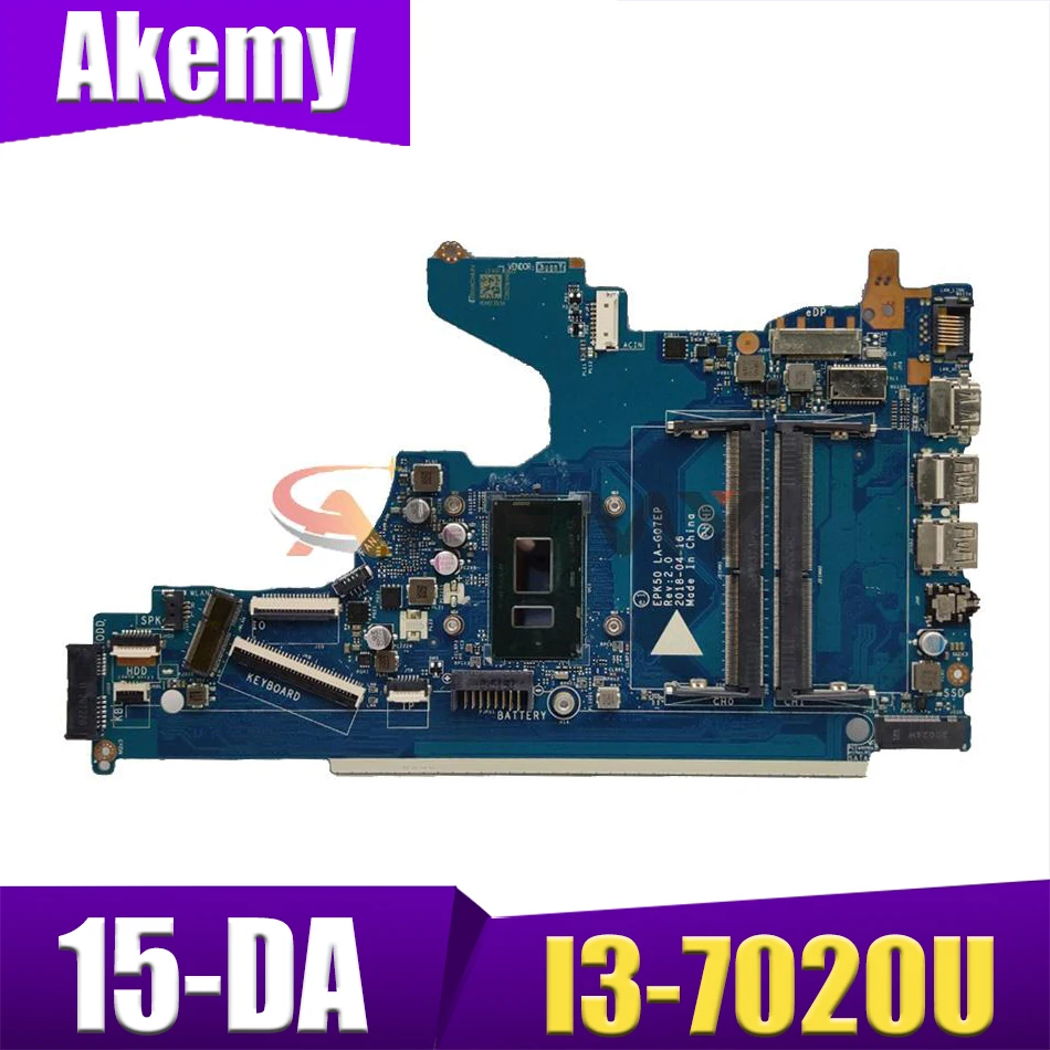 Для ноутбука HP 15-DA 15-DA0076nr, материнская плата SR3LD I3-7020U EPK50 L20373-001 DDR4 100%, протестирована, быстрая доставка
Для ноутбука HP 15-DA 15-DA0076nr, материнская плата SR3LD I3-7020U EPK50 L20373-001 DDR4 100%, протестирована, быстрая доставка