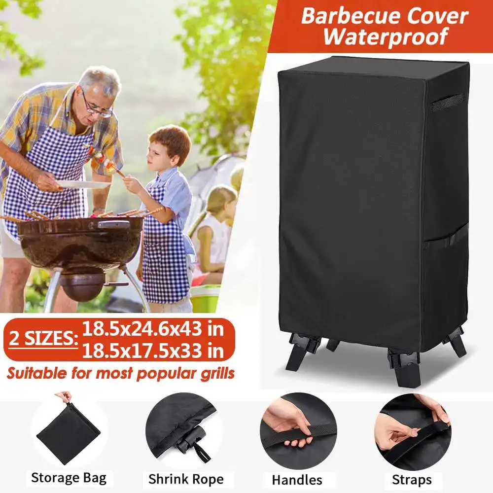 Waterproof BBQ Cover Anti-Dust Outdoor Heavy Duty Charbroil Grill Cover Rain Protective Barbecue Cover 2 Sizes Black BBQ Cover
Waterproof BBQ Cover Anti-Dust Outdoor Heavy Duty Charbroil Grill Cover Rain Protective Barbecue Cover 2 Sizes Black BBQ Cover