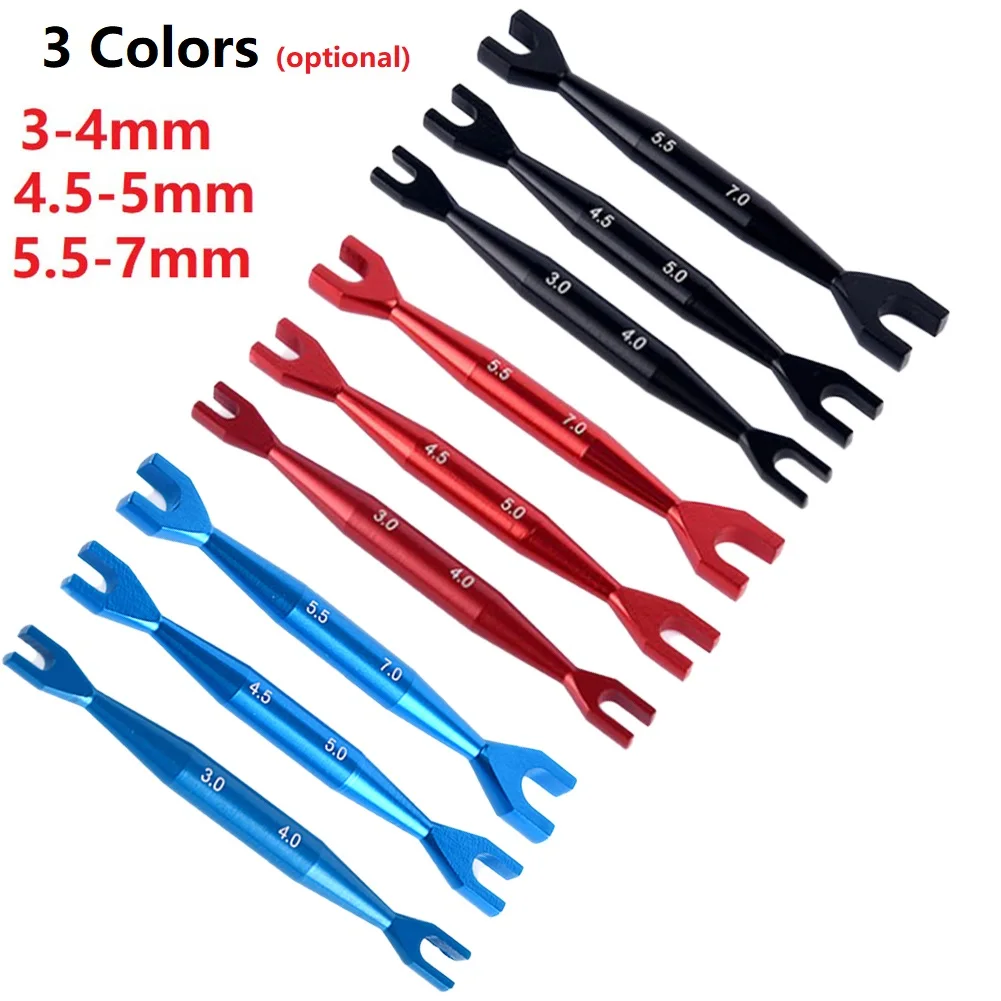3pcs Wrench Double End Wrench Universal Spanner Open End Wrenches Mini Spanners for 1/8 1/10 RC Car Toys 3-4mm /4.5-5mm /5.5-7mm
3pcs Wrench Double End Wrench Universal Spanner Open End Wrenches Mini Spanners for 1/8 1/10 RC Car Toys 3-4mm /4.5-5mm /5.5-7mm
