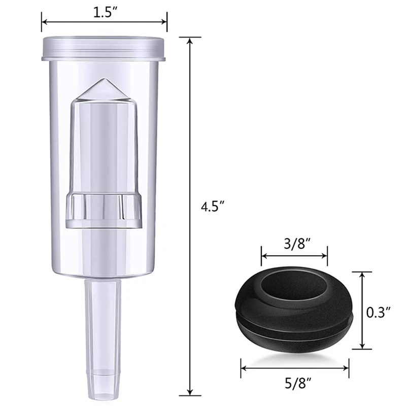 Airlock Set For Fermentation, 100 Pieces Silicone Grommets And 6 Pieces Plastic Airlock For Preserving, Making Wine
Airlock Set For Fermentation, 100 Pieces Silicone Grommets And 6 Pieces Plastic Airlock For Preserving, Making Wine