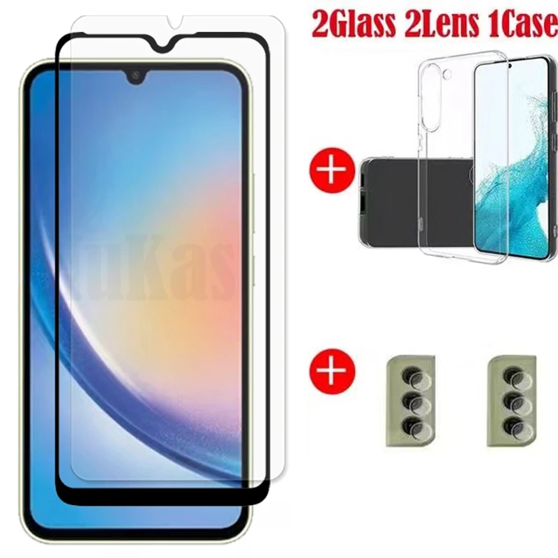 Полностью клеящееся закаленное стекло для Samsung Galaxy A34 A24 5G, Защитное стекло для экрана для A12 A13 A14, пленка для объектива для A22 A23 A33, чехол
Полностью клеящееся закаленное стекло для Samsung Galaxy A34 A24 5G, Защитное стекло для экрана для A12 A13 A14, пленка для объектива для A22 A23 A33, чехол