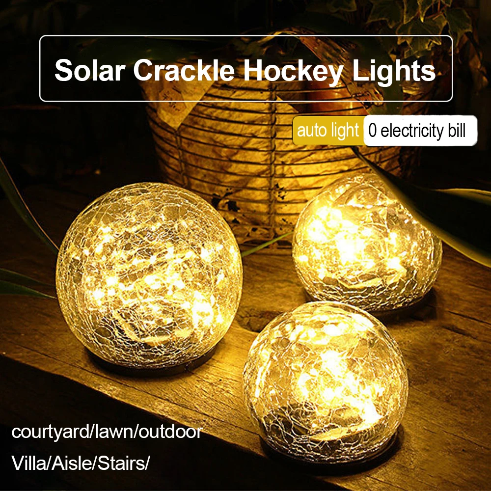 Solar Garden Light Crack Glass Ball Outdoor Decoration Ground Lamp Garden Yard Lawn Patio Lamp Cracked Ball Solar LED Light
Solar Garden Light Crack Glass Ball Outdoor Decoration Ground Lamp Garden Yard Lawn Patio Lamp Cracked Ball Solar LED Light