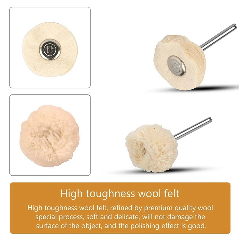 1 Set Polishing Brush Wheels Soft Fine Buff Wheels & 80 Pcs 1 Inch Abrasive Wheel Buffing Polishing Wheel Grinding
1 Set Polishing Brush Wheels Soft Fine Buff Wheels & 80 Pcs 1 Inch Abrasive Wheel Buffing Polishing Wheel Grinding