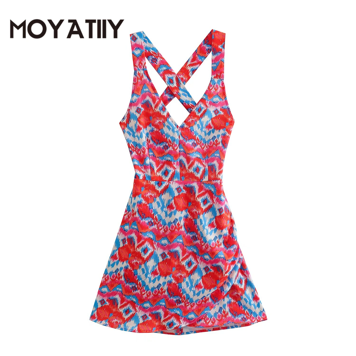 MOYATIIY Women 2022 Fashion Summer Dress Retro Floral Print Vacation Mini Beach Dresses Backless Bow Female Vestidos
MOYATIIY Women 2022 Fashion Summer Dress Retro Floral Print Vacation Mini Beach Dresses Backless Bow Female Vestidos