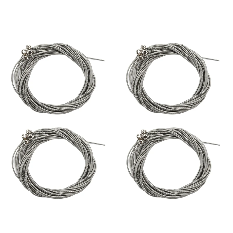 16 Pcs Stainless Steel Bass Strings Bass Guitar Parts Accessories Guitar String Silver Plated Gauge
16 Pcs Stainless Steel Bass Strings Bass Guitar Parts Accessories Guitar String Silver Plated Gauge