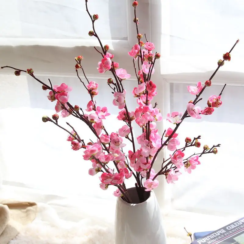 Artificial Flowers Cherry Blossom Bridal Decor Flowers Bouquet Silk Fake Flowers Decoration Wedding Decorative DIY
Artificial Flowers Cherry Blossom Bridal Decor Flowers Bouquet Silk Fake Flowers Decoration Wedding Decorative DIY