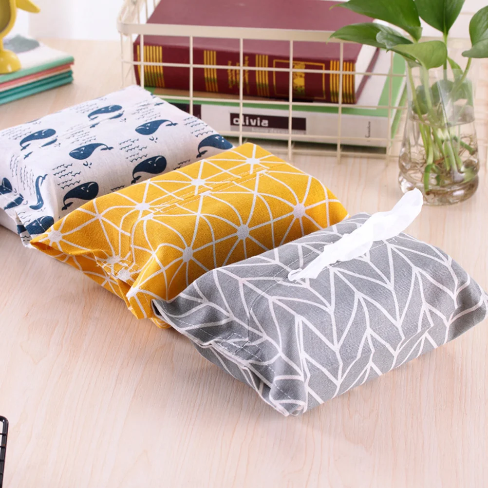 5 Pcs Fabric Napkin Box Holder for Night Stands Car Bedroom Vanity Countertops (Random Pattern)
5 Pcs Fabric Napkin Box Holder for Night Stands Car Bedroom Vanity Countertops (Random Pattern)